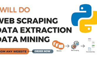 perform web scraping to extract data and conduct data mining