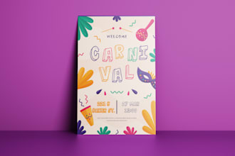 design professional flyers and posters for business, church, events