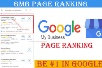 do optimize gmb page, local seo, citations and gmb ranking