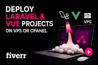 deploy PHP,laravel, vue, react projects on vps