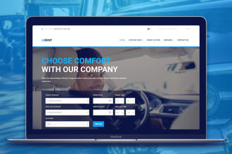 make car rental wordpress website