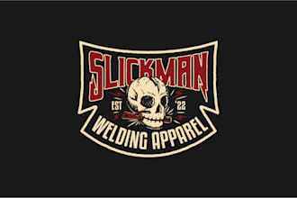 create a vintage custom logo