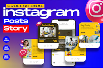 do instagram post design and stories