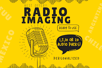 deliver powerful radio imaging, dj ids, or promo voice overs