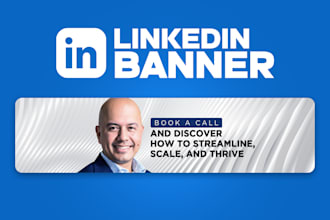 design attractive linkedin, twitter, facebook cover