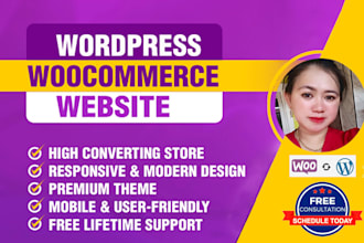 make a unique woocommerce website using any theme