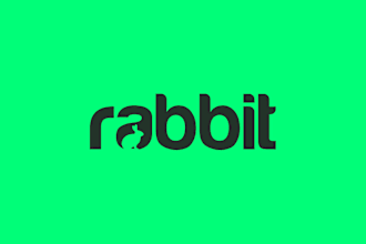 design modern minimalist negative space logo for shopify, amazon and website
