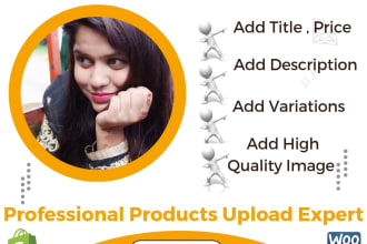 be products upload and listing expert in your store
