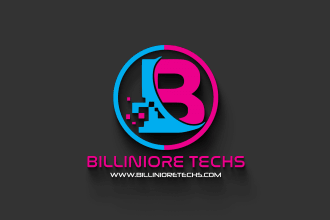 create modern tech logo for startup business or company