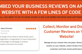 embed your google or facebook reviews to your website