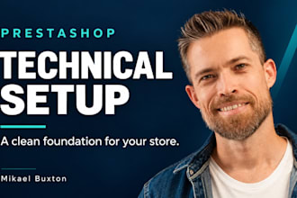 install and technically configure your prestashop store