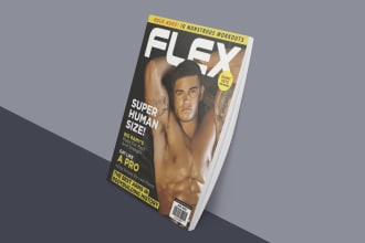 design professional magazine and cover pages