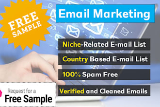 create a niche targeted email list manually
