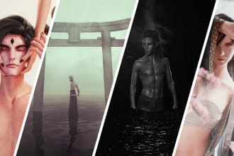 create 3d illustrations and fanarts