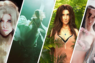 create 3d illustrations and fanarts