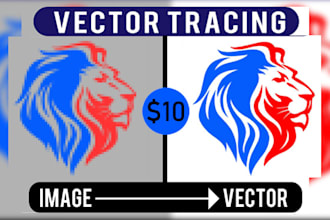 convert designs, images into vector in illustrator