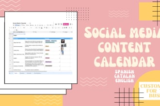 create your content calendar with SEO copy for your business