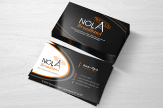 design a unique modern and personal business card