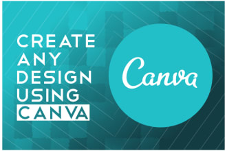 create any design using canva