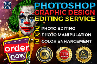 do professional image editing and 3d mock ups
