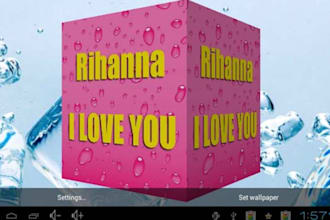 create an I Love You Android 3D Live Wallpaper with your lover photos and publish on Google Play