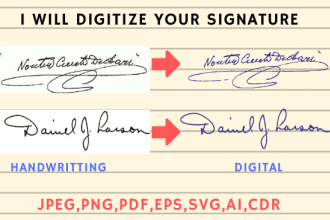 convert your logo or signature to vector file