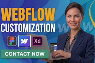 fix webflow errors and issues, customize or edit webflow website
