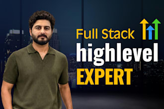 set up gohighlevel CRM, landing pages, voice ai, chatbots, and automation