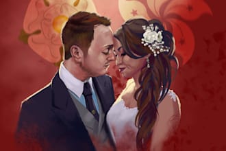 paint a picture of a couple