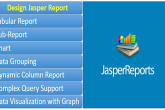 do design, and customize jasper report