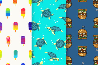 design fabric patterns, colorful and unique