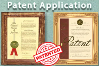 draft utility patent applications or file US patent applications