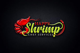 do modern 3d logo design with copyrights