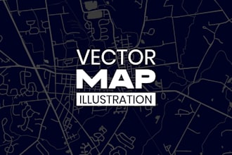 design unique vector map illustration or street map