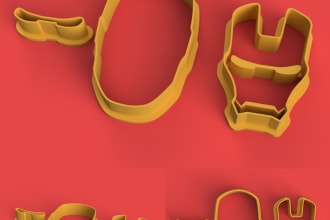 convert your design to 3d printable cookie or clay cutter