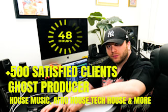 be your ghost producer of afro house, house music tech house