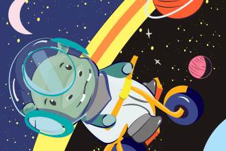 draw beautiful children story book illustration for you