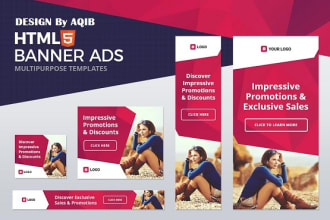 design amazing google ads banner or adwords in 10 hours
