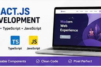 develop responsive react typescript web applications