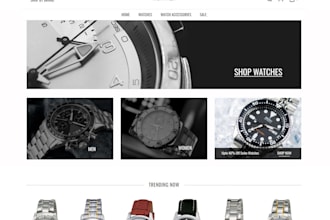 set up and design your high end shopify store
