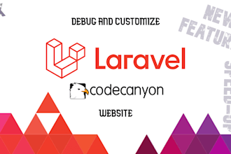 quickly debug and customize your laravel website