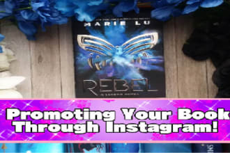 promote your book on my instagram account