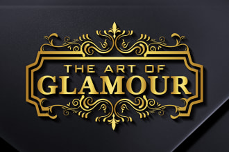design luxury fashion logo and social media kit