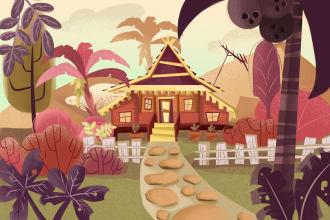 do amazing background art
