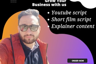 be your youtube content writer
