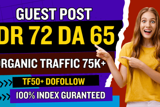 guest post on DR 72 da65 tf50 dofollow index backlinks