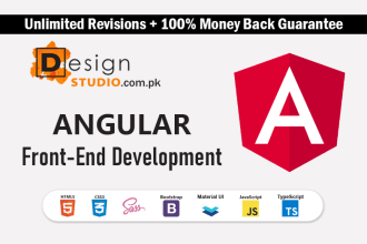 do responsive front end development of angular app
