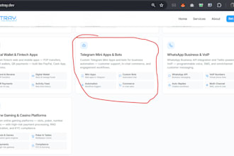 develop a telegram mini app and custom bot automation, chat bot, ai assistant