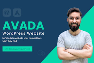 design a bespoke wordpress website using the avada theme