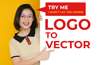 vector trace, recreate or convert your logo to vector
